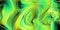 Summer green mystic twirls. Seamless abstract vibrant twirls background texture