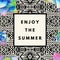 Summer hipster boho background