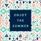 Summer hipster boho background