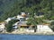 Summer houses in praia da lagoinha next to Bonbinhas hill, Brazil