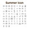 Summer Icon Set