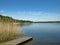 Summer idyll at PlÃ¤tlinsee in Mecklenburg Lake District, Germany