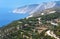 Summer Ionian sea coast view (Kefalonia, Greece)