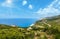 Summer Ionian sea coast view (Kefalonia, Greece)