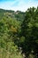 Summer landscape along the road from Bagni di Lucca to Castelnuovo Garfagnana, Tuscany