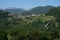 Summer landscape along the road from Castelnuovo Garfagnana to San Romano, Tuscany