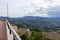 Summer landscape beautiful view of San Marino. aerial top panoramic view of landscape valley and hills of suburban district