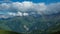 Summer landscape in Caucasus Mountains