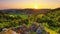 Summer Landscape in the Franconian Switzerland, Germany.