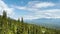 Summer landscape in Golden Gondola, British Columbia, Canada