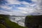 Summer landscape in Gullfoss waterfall, Southern Iceland, Europe