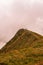 Summer landscape of the Montenegrin ridge, overcast mountain and landscapes of Gutyn Tomnatyk mountain, fascinating and mystical