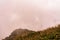 Summer landscape of the Montenegrin ridge, overcast mountain and landscapes of Gutyn Tomnatyk mountain, fascinating and mystical