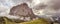 Summer landscape of mount Langkofel, South Tirol, Dolomites mountains, Italy