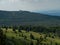 Summer landscape of mountains in Karkonosze National Park. .