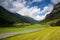 Summer landscape from Obertauern ski resort, Austria