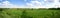 Summer landscape panorama