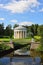 Summer landscape of the Pavlovsk garden. Temple of Friendship