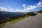 Summer landscape and sheeps in Anie peak, Navarra, Pyrenees, Spain