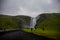 Summer landscape in Skogafoss waterfall, Southern Iceland, Europe