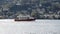 Summer landscape and speed boats,Lake Como,Torbole town,Italy,Europe