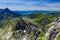 Summer landscape of Tatra mountains