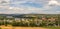 Summer landscape, in the valley of the town of Frymburk near the Lipno reservoir, Czech republic