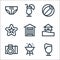 summer line icons. linear set. quality vector line set such as beer, barbecue, camera, sea, dressing room, starfish, beach ball,