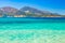 Summer Mediterranean beach view. Zakynthos island