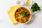 Summer minestrone soup