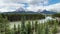 Summer in Moraine Curve, Banff National Park, Canada