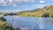 Summer morning over Horsetooth Reservoir at foothills of Rocky Mountains