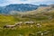 Summer mountain Durmitor National Park, Montenegro. Durmitor panoramic road, Sedlo pass