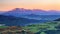 Summer mountain landscape in Slovakia