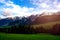 Summer mountain landscape. Tatra Mountains, Slovakia. Nature