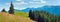 Summer mountain panorama (Carpathian, Ukraine)