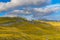 Summer mountaine landscape with cloudy sky. Mountain scenery, National park Durmitor, Zabljak, Montenegro