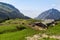 Summer mountains landscape rural scenic in the Rofan mountains. Alps, Austria, Tirol