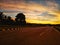 Summer Nature, Landscape, sunset, Highway.