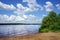 Summer nature, Volga river