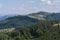 Summer near Chornohora mountain ridge in Carpathian mountains