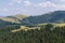 Summer near Chornohora mountain ridge in Carpathian mountains