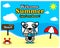 Summer panda custom banner template