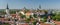 Summer panorama of the Old Town of Tallinn,Estonia