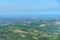 Summer panorama Republic of San Marino and Italy