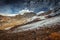 Summer panorama of Vallelunga Glacier and Gepatschferner, Alto Adige, Italy