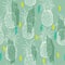 Summer pastel and bright summer Exotic seamless pattern with silhouettes tropical fruit outline pineapples. Hand drawn and paint