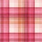 Summer pink candy plaid