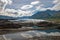 A summer reflection on an Alaskan glacier