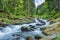 Summer riverscape in Fagaras mountains, Romania